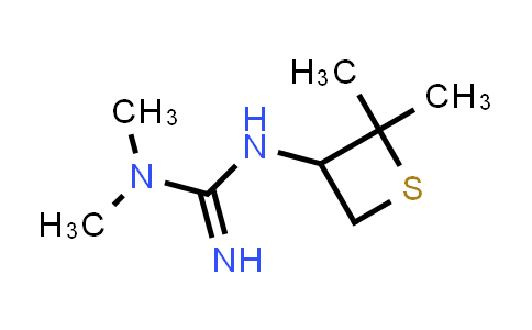 CAS No. 1865950-04-4, 3-(2,2-dimethylthietan-3-yl)-1,1-dimethyl-guanidine