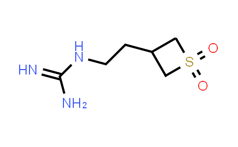CAS No. 1871797-33-9, 1-[2-(1,1-dioxothietan-3-yl)ethyl]guanidine