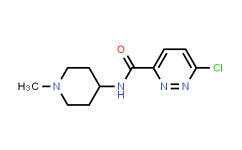 CAS No. 1179639-26-9, 6-chloro-N-(1-methyl-4-piperidyl)pyridazine-3-carboxamide