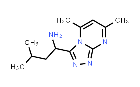 CAS No. 900641-35-2, 1-(5,7-dimethyl-[1,2,4]triazolo[4,3-a]pyrimidin-3-yl)-3-methyl-butan-1-amine