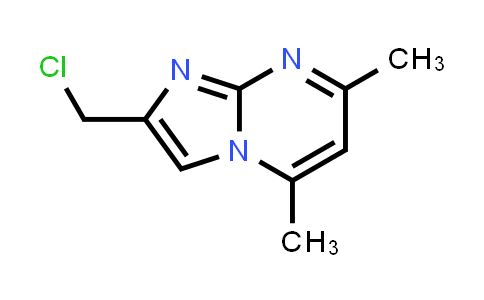 CAS No. 690642-33-2, 2-(chloromethyl)-5,7-dimethyl-imidazo[1,2-a]pyrimidine