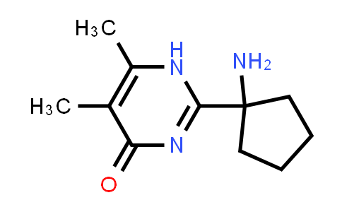 CAS No. 1334101-49-3, 2-(1-aminocyclopentyl)-5,6-dimethyl-1H-pyrimidin-4-one