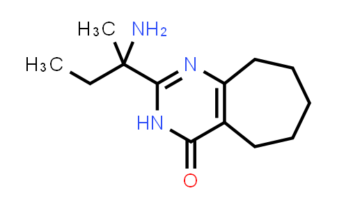 CAS No. 1285019-41-1, 2-(1-amino-1-methyl-propyl)-3,5,6,7,8,9-hexahydrocyclohepta[d]pyrimidin-4-one