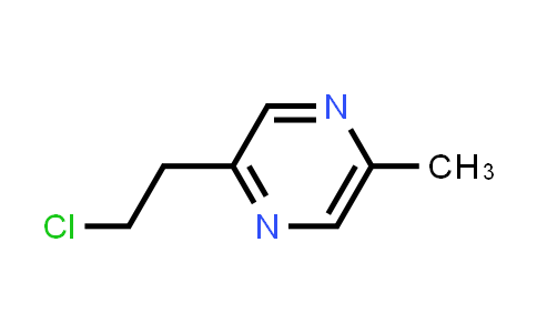 CAS No. 1461869-37-3, 2-(2-chloroethyl)-5-methyl-pyrazine