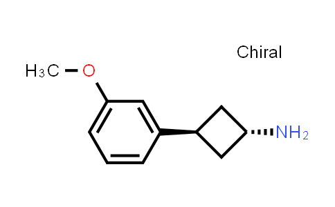 CAS No. 1909286-82-3, trans-3-(3-methoxyphenyl)cyclobutanamine
