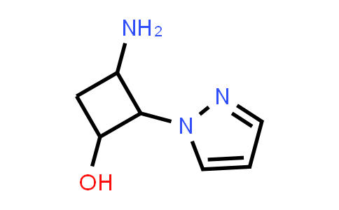 CAS No. 1909336-44-2, 3-amino-2-pyrazol-1-yl-cyclobutanol