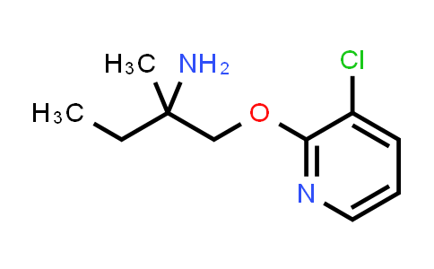 CAS No. 1340271-10-4, 1-[(3-chloro-2-pyridyl)oxy]-2-methyl-butan-2-amine