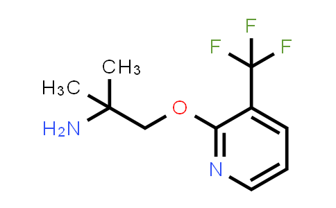 CAS No. 1340143-02-3, 2-methyl-1-[[3-(trifluoromethyl)-2-pyridyl]oxy]propan-2-amine