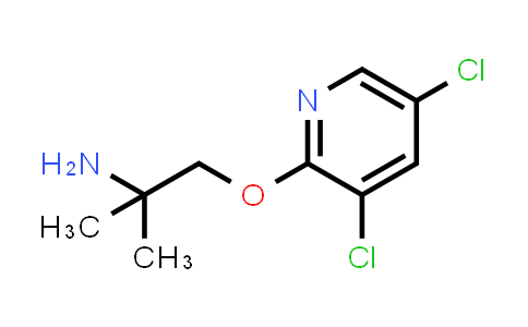 CAS No. 1340069-53-5, 1-[(3,5-dichloro-2-pyridyl)oxy]-2-methyl-propan-2-amine