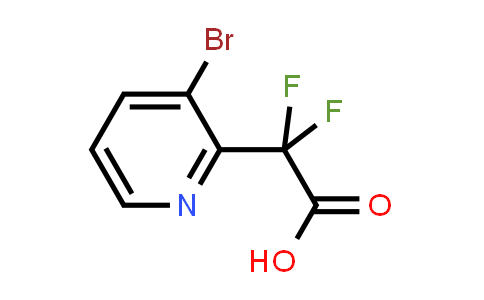 CAS No. 1216383-52-6, 2-(3-bromo-2-pyridyl)-2,2-difluoro-acetic acid