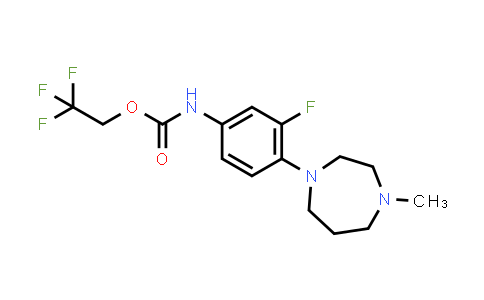 CAS No. 1221820-90-1, 2,2,2-trifluoroethyl N-[3-fluoro-4-(4-methyl-1,4-diazepan-1-yl)phenyl]carbamate