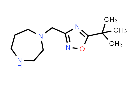 CAS No. 1097793-17-3, 5-tert-butyl-3-(1,4-diazepan-1-ylmethyl)-1,2,4-oxadiazole