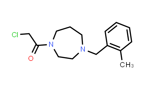 CAS No. 1258826-72-0, 2-chloro-1-[4-(o-tolylmethyl)-1,4-diazepan-1-yl]ethanone