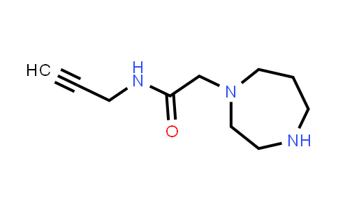 CAS No. 1016757-78-0, 2-(1,4-diazepan-1-yl)-N-prop-2-ynyl-acetamide