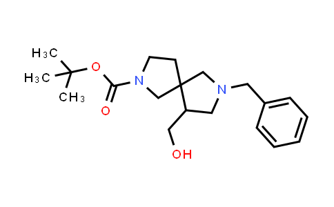 CAS No. 1823258-46-3, tert-butyl 7-benzyl-9-(hydroxymethyl)-2,7-diazaspiro[4.4]nonane-2-carboxylate