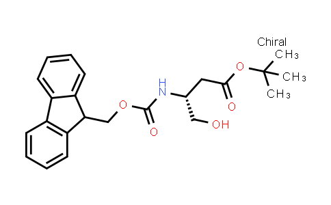 CAS No. 161529-14-2, tert-butyl (3R)-3-(9H-fluoren-9-ylmethoxycarbonylamino)-4-hydroxy-butanoate