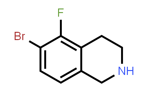 CAS No. 1781658-50-1, 6-bromo-5-fluoro-1,2,3,4-tetrahydroisoquinoline