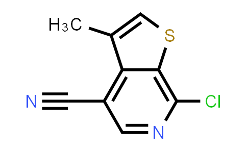 CAS No. 2306262-23-5, 7-chloro-3-methylthieno[2,3-c]pyridine-4-carbonitrile