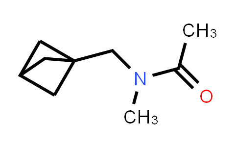 CAS No. 1886967-37-8, N-({bicyclo[1.1.1]pentan-1-yl}methyl)-N-methylacetamide