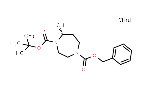 CAS No. 1030377-25-3, 1-benzyl 4-tert-butyl (5R)-5-methyl-1,4-diazepane-1,4-dicarboxylate