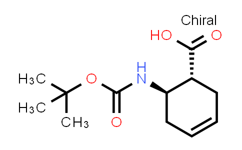 CAS No. 865689-24-3, trans-6-(tert-butoxycarbonylamino)cyclohex-3-ene-1-carboxylic acid