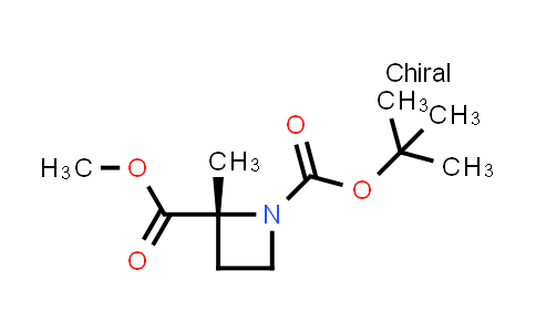 CAS No. 1384745-52-1, 1-tert-butyl 2-methyl (2R)-2-methylazetidine-1,2-dicarboxylate