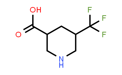 CAS No. 1638772-08-3, 5-(trifluoromethyl)piperidine-3-carboxylic acid