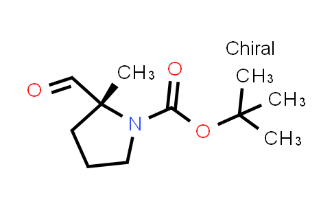 CAS No. 1623409-38-0, tert-butyl (2R)-2-formyl-2-methyl-pyrrolidine-1-carboxylate