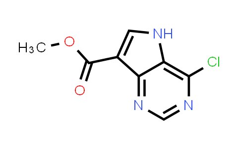 CAS No. 1638771-33-1, methyl 4-chloro-5H-pyrrolo[3,2-d]pyrimidine-7-carboxylate