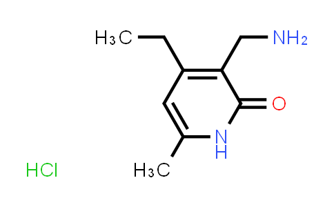 CAS No. 1346576-04-2, 3-(aminomethyl)-4-ethyl-6-methyl-1H-pyridin-2-one hydrochloride