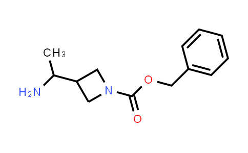 CAS No. 2231676-47-2, benzyl 3-(1-aminoethyl)azetidine-1-carboxylate