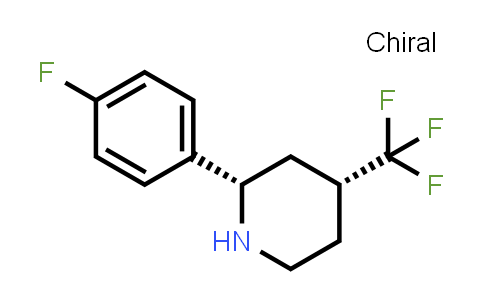 CAS No. 2093327-82-1, cis-2-(4-fluorophenyl)-4-(trifluoromethyl)piperidine