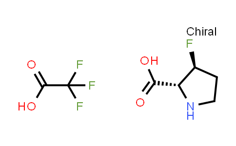 CAS No. 926910-60-3, (2R,3S)-3-fluoropyrrolidine-2-carboxylic acid  trifluoroacetic acid