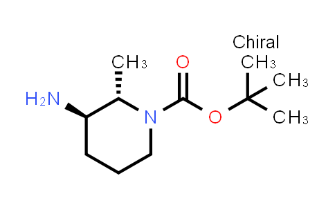 CAS No. 1628258-93-4, tert-butyl (2S,3R)-3-amino-2-methylpiperidine-1-carboxylate