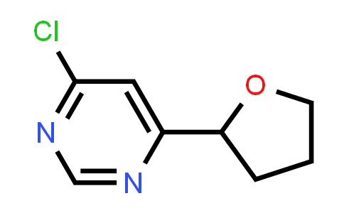 CAS No. 1823913-80-9, 4-chloro-6-(oxolan-2-yl)pyrimidine