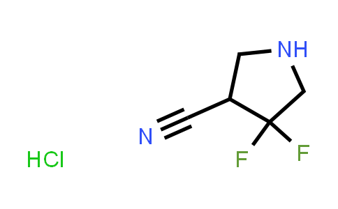 CAS No. 2114074-27-8, 4,4-difluoropyrrolidine-3-carbonitrile hydrochloride