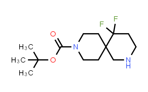 CAS No. 1159982-48-5, tert-butyl 5,5-difluoro-2,9-diazaspiro[5.5]undecane-9-carboxylate