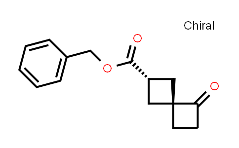 CAS No. 1682624-45-8, benzyl cis-7-oxospiro[3.3]heptane-2-carboxylate
