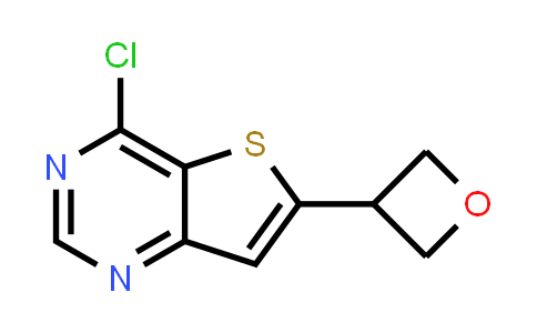 CAS No. 2227205-57-2, 4-chloro-6-(oxetan-3-yl)thieno[3,2-d]pyrimidine