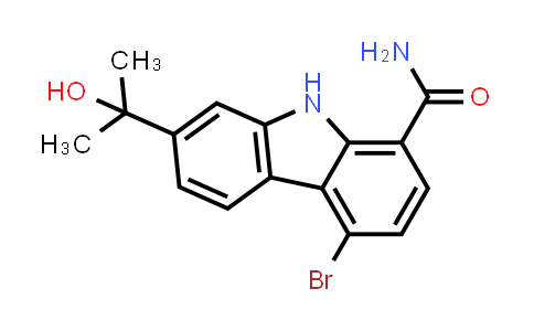 MC586042 | 1231893-68-7 | 4-溴-7-（2-羟基丙-2-基）-9H-咔唑-1-羧酰胺