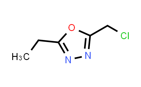 CAS No. 3914-45-2, 2-(chloromethyl)-5-ethyl-1,3,4-oxadiazole