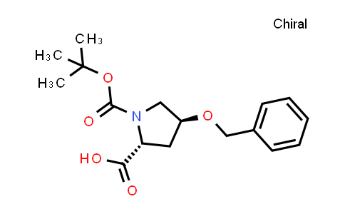 CAS No. 1610436-78-6, (2R,4S)-4-(benzyloxy)-1-[(tert-butoxy)carbonyl]pyrrolidine-2-carboxylic acid