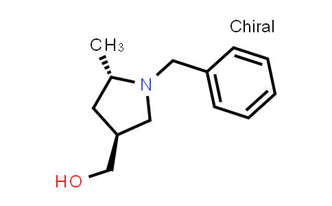 CAS No. 664364-59-4, [trans-1-benzyl-5-methylpyrrolidin-3-yl]methanol