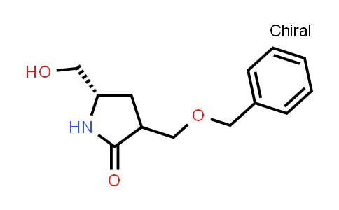 CAS No. 1817630-94-6, (5S)-3-[(benzyloxy)methyl]-5-(hydroxymethyl)pyrrolidin-2-one
