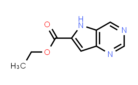 CAS No. 2055777-62-1, ethyl 5H-pyrrolo[3,2-d]pyrimidine-6-carboxylate