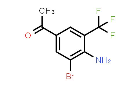 CAS No. 97760-77-5, 1-[4-amino-3-bromo-5-(trifluoromethyl)phenyl]ethan-1-one