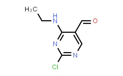CAS No. 1428761-06-1, 2-chloro-4-(ethylamino)pyrimidine-5-carbaldehyde