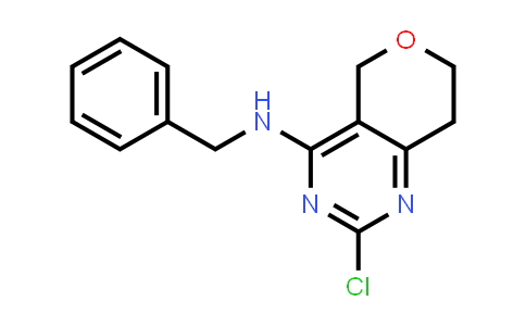 CAS No. 1542711-55-6, N-benzyl-2-chloro-7,8-dihydro-5H-pyrano[4,3-d]pyrimidin-4-amine