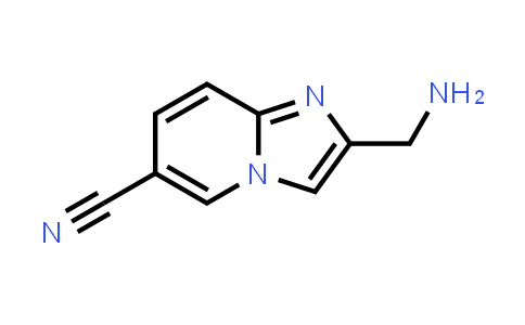 CAS No. 1020034-14-3, 2-(aminomethyl)imidazo[1,2-a]pyridine-6-carbonitrile