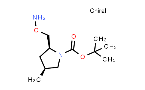 CAS No. 2639981-14-7, tert-butyl (2S,4S)-2-(aminooxymethyl)-4-methyl-pyrrolidine-1-carboxylate